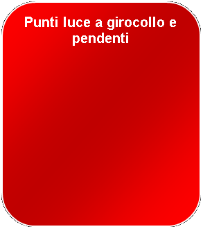 Rettangolo arrotondato: Punti luce a girocollo e pendenti